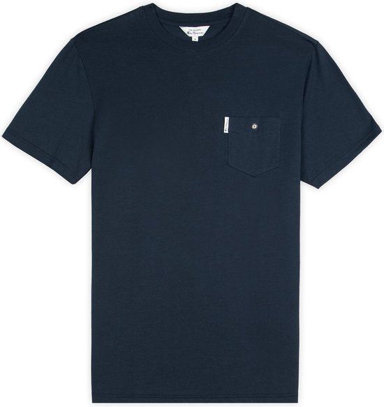 Ben Sherman Signature zak t-shirt - donker marineblauw - Maat S
