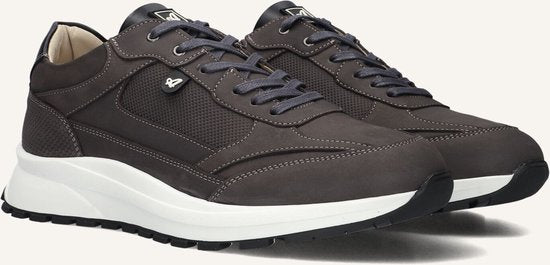 Australian Footwear Mazzerato Sneakers - Nubuck - Dark Grey - Maat 43