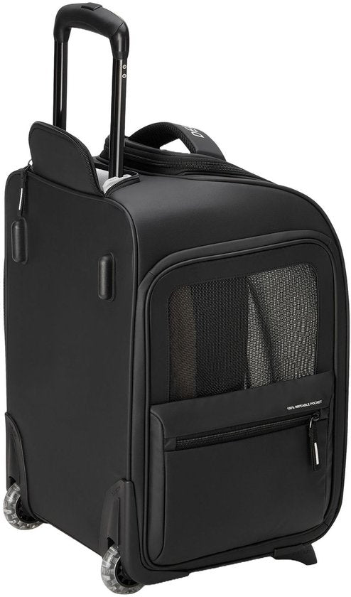 DELSEY PARIS Trolley Reistas Raspail 2R Huisdierdrager Zwart 48cm