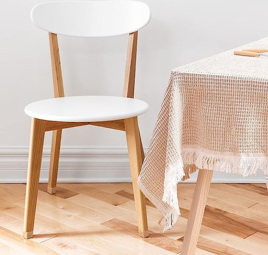 Duhtz Transparante Cirkelvormige Stoelpootdoppen - 24 stuks - Beschermend, Geluidsdempend, Rekbaar - Voor Stoelen van 20mm tot 30mm
