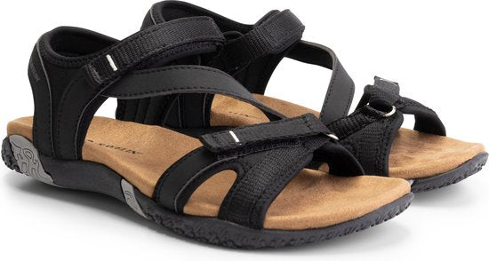 Travelin' helsem Sandalen - Dames - Zwart - Maat 40