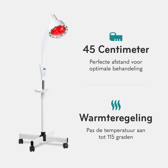 Soft & Silky Infraroodlamp - Infrarood - Draaibaar - Verwarming - Wit