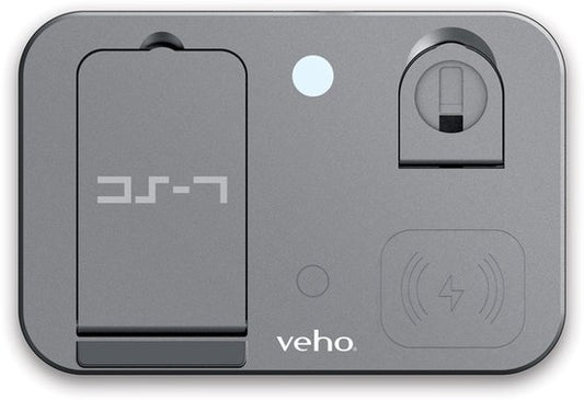 Veho DS-7 draadloos oplaadstation met LED nachtlampje
