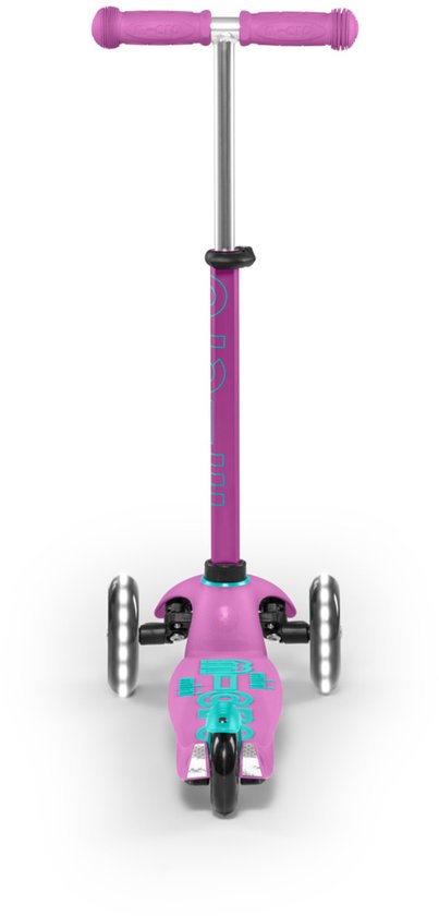 Micro kinderstep Mini Micro Deluxe LED lavendel - verstelbaar stuur.