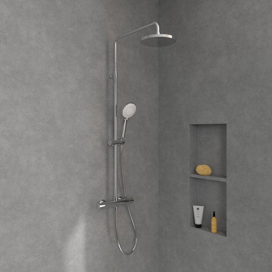Villeroy & Boch Universal Showers Douchesysteem met drie functies voor wandmontage - chroom