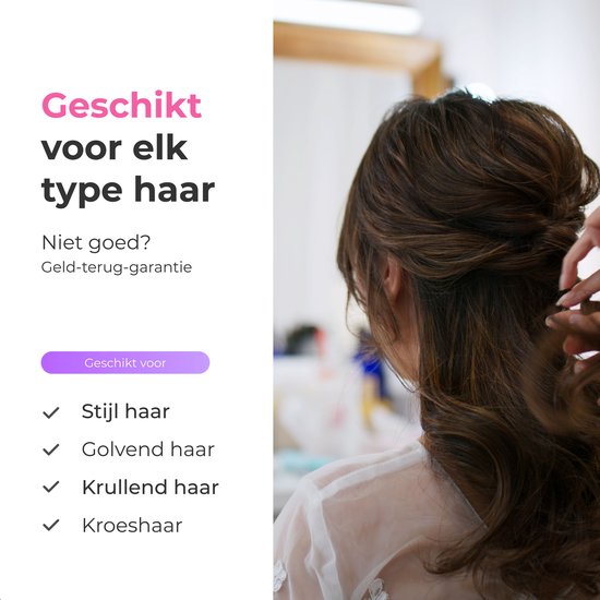 Krulspelden - 12 pack - Incl. 8 klemmen - Kleefrollers - Zelfklevend - Heatless Curls - Haar - Rollers - Hair curler - Krullen zonder hitte - Groot