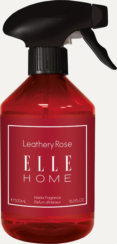 Elle Home - Leathery Rose interieurspray - 500 ml