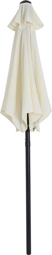 Kingsleeve Parasol 200cm - met Zwengel en Kantelmechanisme - Beige