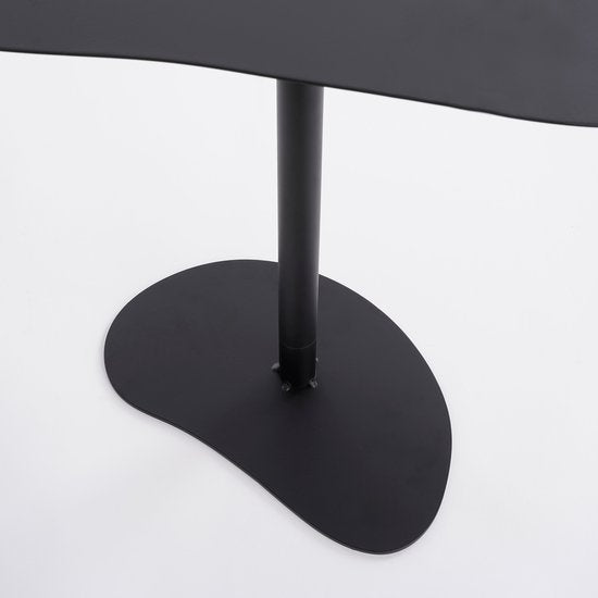 Mica Decorations Bijzettafel - Set van 2 - L55 x B41 x H40 cm - Metaal - Zwart