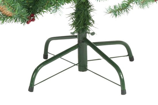 Kerstcadeaus Kerstboom Empire Spruce met sneeuw en dennenappels - 180 cm - 708 toppen