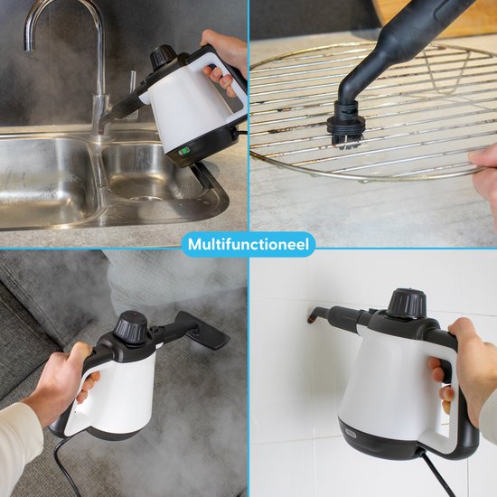 Ølven Handstoomreiniger - 5 in 1 - Stoomreiniger - Vlekkenreiniger - Tapijtreiniger - 450ML - 1200W