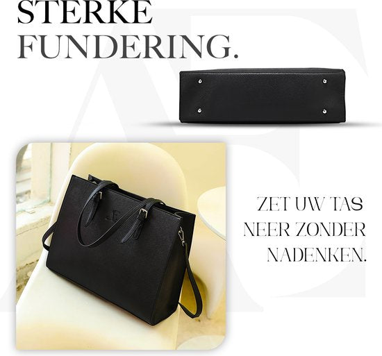 Aramae® - Laptoptas Dames - Handtas - Schoudertas - Kantoortas Dames - Incl. Schouderriem
