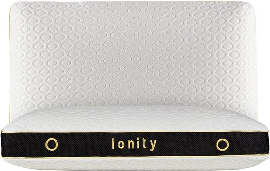 Vitapur Hoofdkussen - Hoofdkussen Nekklachten - Traagschuim Hoofdkussen - Hoofdkussen Nekpijn - Ionity Silver - Anti Allergie - Hoofdkussens - 40x60 cm