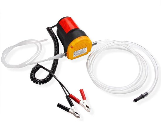 Monzana Elektrische Olie Afvoerpomp - 12V 80 Watt 5 liter min - Zwart