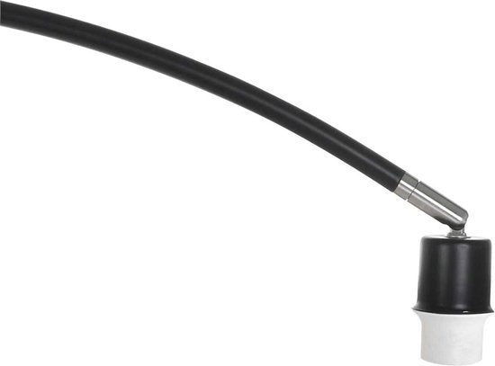 Mexlite - Bikkel Hanglamp XL - 152 x 185 cm - Mat Zwart - Industrieel Design - E27 Fitting - Robuuste Fabriekslamp