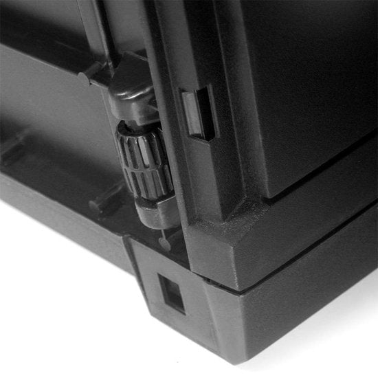 Opbergbox 310L UV-Bestendig Weerbestendig Wielen Tuinbox Rotan-look Antraciet