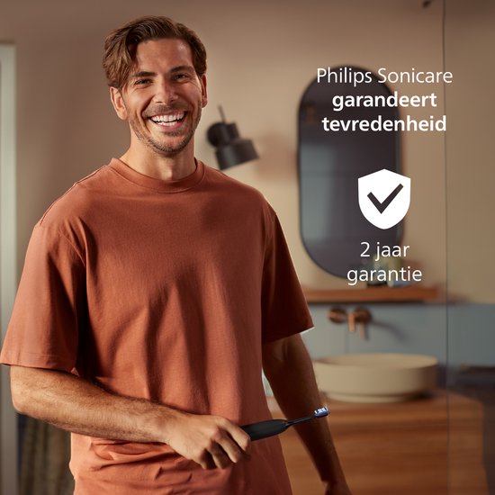Philips Sonicare 7100 Series - Elektrische Tandenborstel - Zwart - Reisetui - Gezonder tandvlees - HX7421/01