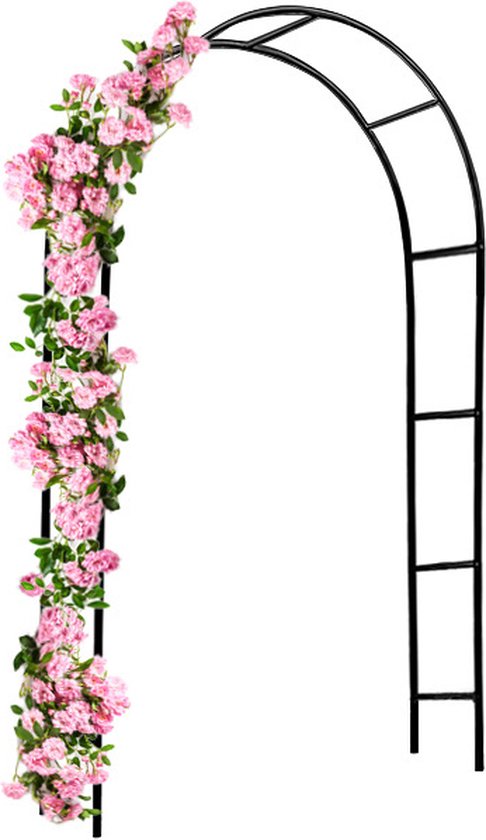 Gardebruk Rozenboog zwart 240x140x37cm