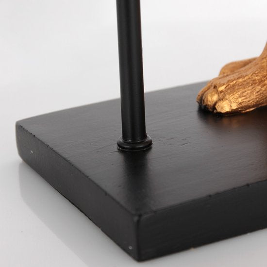 Anne Lighting - tafellamp - Animaux - zwart - kunststof metaal - losse armatuur - E27 - 3126ZW
