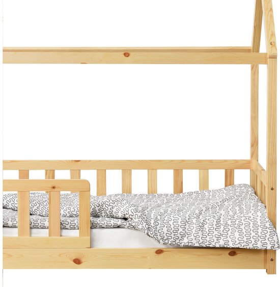 Kinderbed Marli - 80 x 160 cm - Houtkleur