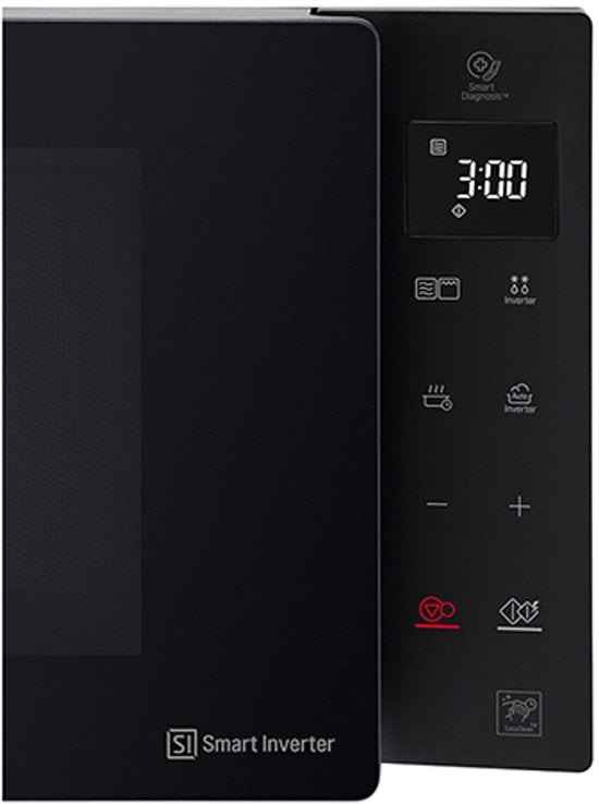 LG - MH6535GIS - Boven het fornuis Combinatiemagnetron - 25l - 1000W - Zwart - magnetron