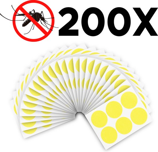 Levanda 102 anti muggen stickers - citronella pleister - baby/kind veilig