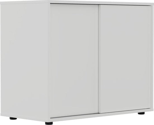 VDD - Kast onder schuine wand zolder slaapkamer - Wandkast dressoir 65 cm hoog - 40 x 80 x 65 cm - Wit