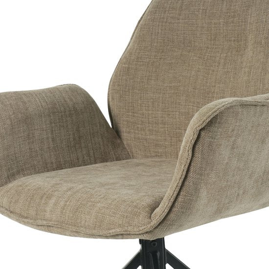 Eetkamerstoel Lenny Taupe - Giga Meubel - Set van 2