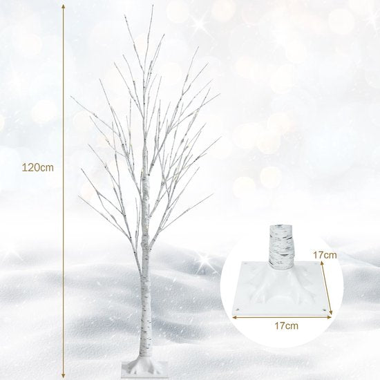 Coast 120 cm Verlichte Kerstboom MET 48 Warme Witte LED -lichten