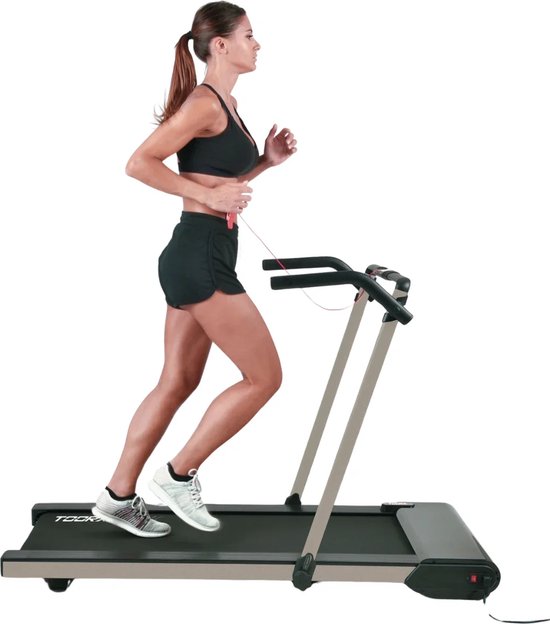 Toorx Fitness City Compact Loopband - Goud - 1 Trainingsprogramma's - 14 km/h - LCD Scherm
