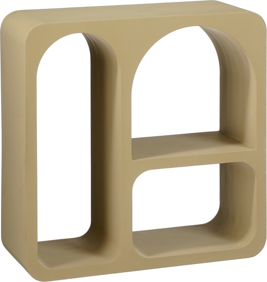 Mica Decorations Wandkast - MDF - Max. 6Kg - 40 x 15 x 40cm - Taupe