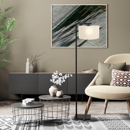 Steinhauer vloerlamp Stang - zwart - metaal - 2997ZW