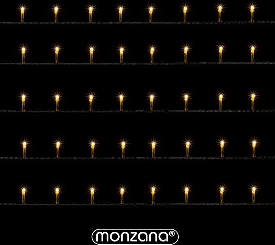 Monzana Lichtsnoer 600 LEDS – Afstandsbediening Timer – Warm Wit