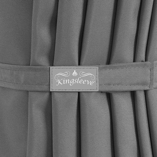 Kingsleeve Parasol 200 cm - Zwengel & Kantelmechanisme - Antraciet