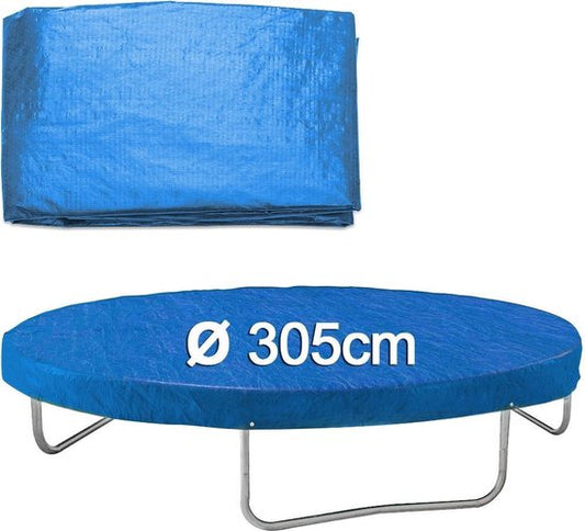 Monzana Afdekhoes trampoline blauw Ø305cm