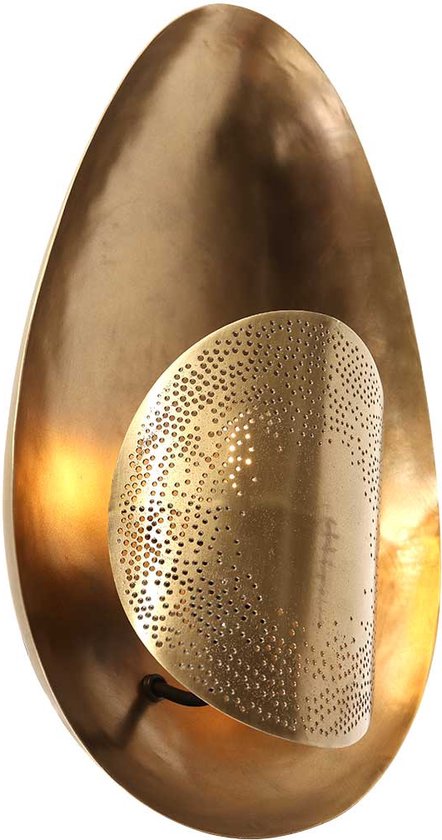 Anne Lighting wandlamp Brassi - brons - metaal - 3680BR