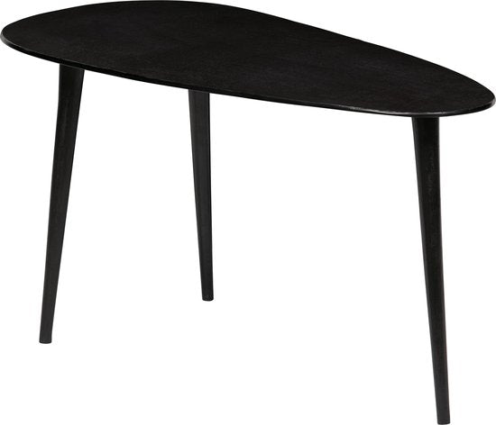 WOOOD Triangle Bijzettafel - Metaal - Zwart Nikkel - 49x89x49 - Set van 2