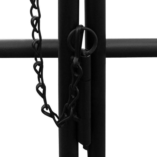 Gardebruk Rozenboog - 225x115x37cm - Weerbestendig Metaal - Zwart
