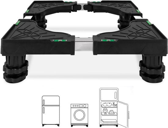 Wasmachine Verhoger - Wasmachine Opbouwmeubel - Wasmachine Sokkel - Kast - Geschikt voor Droger, Koelkast, Vaatwasser en Vriezer - Voor Bosch, Samsung, Miele, AEG, LG, Haier - Verstelbaar