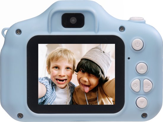 Denver Kindercamera Full HD - Selfie Camera - 40MP - Digitale Camera Kinderen - Foto en Video - Spelletjes - KCA1340 - Blauw