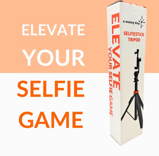 a sunny day Telefoon Statief - Tripod Smartphone - Statief Smartphone - Selfiestick Tripod - Statief telefoon - Tripod iPhone - Statief iPhone - Telefoon Standaard - Tot 180 cm - Tripod voor GoPro