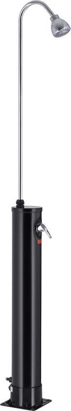 Monzana Solar Buitendouche 18 liter - UV-Bestendig Kunststof - Zwart