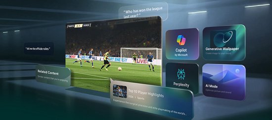 Samsung 65" Neo QLED 4K Vision AI Smart TV QN80F - Mini LED - Zwart - 65 inch
