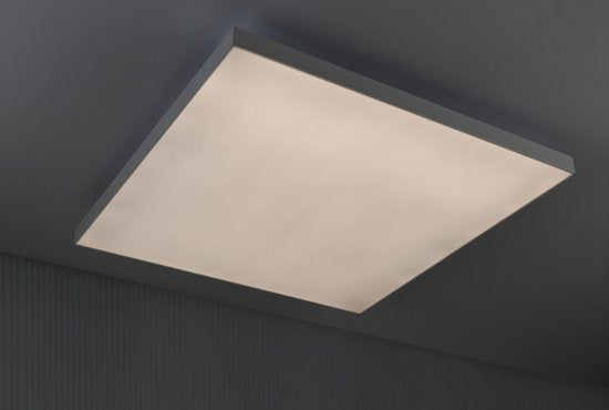 Loria Rainbow LED-paneel – 595x595 mm – 31W – 2820 lm – RGBW – Dimbaar – Dynamisch Licht – Zwart