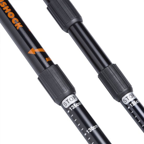 Deuba Sportana Nordic Walking stokken - oranje