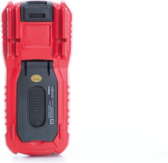 Velleman Digitale multimeter, datahold, contactloze spanningsdetectie, met REL-functie, geschikt voor het meten van AC/DC-stroom, AC/DC-spanning, weerstand, frequentie, temperatuur, continuïteit, inclusief meetsnoeren