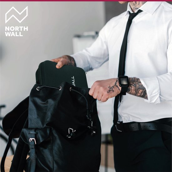 Northwall Massage Gun Professioneel Prime - Massage Pistool Inclusief Koffer en 7 Opzetstukken incl. Warmte Massagekop - Krachtig en Draadloos Sport en Relax Massage Apparaat