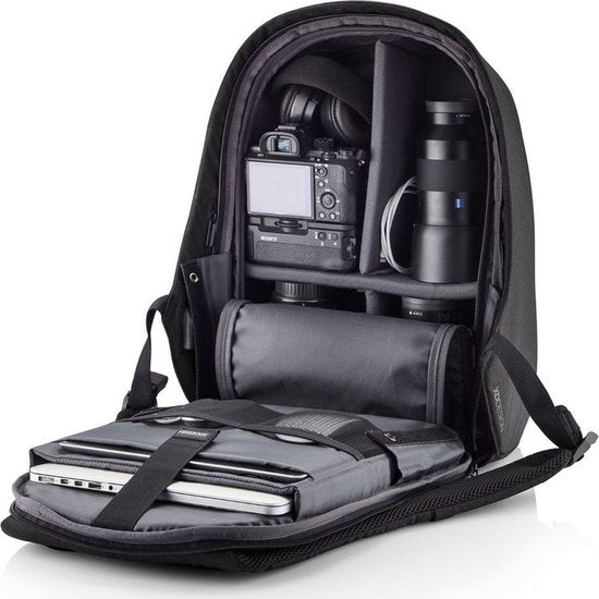 XD Design Bobby Hero Regular - Anti-Diefstal Rugzak 18 liter - Zwart