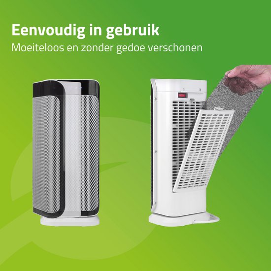 Bo-Camp - Keramische kachel - Oscillerend - Ventilatiestand - 1000/2000 Watt