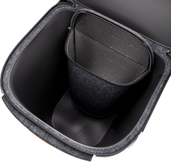 Monzana Boodschappentrolley – 56L tot 50kg Afneembare Tas – Zwart